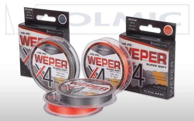 Colmic Colimc Weper Orange Super Soft Braided Line - 150Yd 2 Colmic Colimc Weper Orange Super Soft Braided Line - 150Yd - Image 2