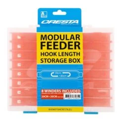 Cresta Feeder Hooklength Box 8 Cresta Feeder Hooklength Box -Fishing Equipment Store cresta feeder hooklength box 2020cm accessories fishmas general hooklink materials willy worms 285