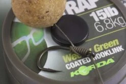 Korda N Trap Soft Coated Hooklink Weedy Green Soft -Fishing Equipment Store korda n trap soft coated hooklink weedy green carp barbel fishmas letterbox 0 16 line willy worms 217