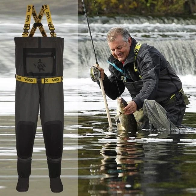 Vass-Tex 305 5L Tough Breathable Chest Wader With Neoprene Stocking Foot 4 Vass-Tex 305 5L Tough Breathable Chest Wader With Neoprene Stocking Foot - Image 4